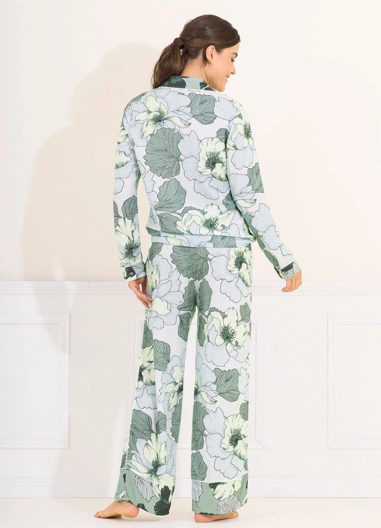 Pajamas Maaji Mint Lilly Dandelion Sleep Pant Set