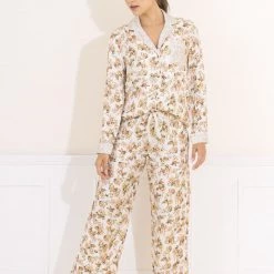 Maaji Cannoli Cream Dandelion Sleep Pant Set