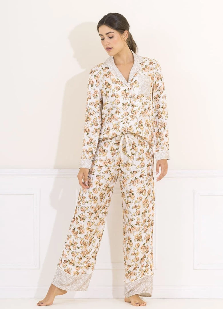 Maaji Cannoli Cream Dandelion Sleep Pant Set
