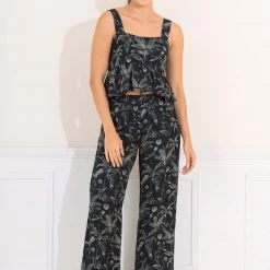 Pajamas Maaji Midnight Jungle Owl Sleep Pant Set