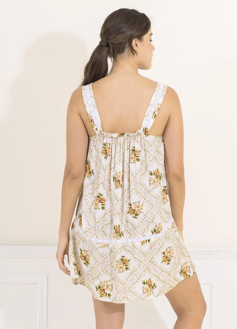 Maaji Cream Agatha Tessa Sleep Short Dress