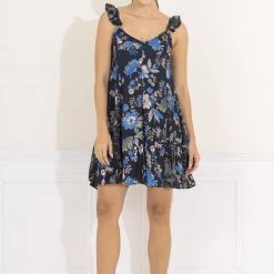 Pajamas Maaji Blue Poppy Lori Sleep Short Dress