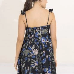 Pajamas Maaji Blue Poppy Lori Sleep Short Dress