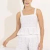 Maaji White Eyelet Leah Sleep Short Set Pajamas
