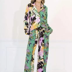 Pajamas Maaji Wild Madder Holly Sleep Pant Set