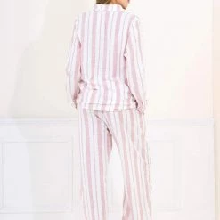 Pajamas Maaji Red Stripes Holly Sleep Pant Set