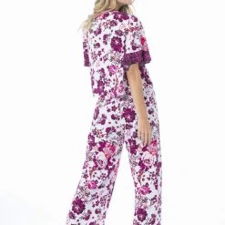 Maaji Pink Berry Mabel Sleep Pant Set Pajamas