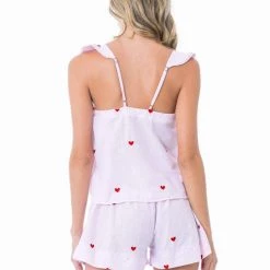 Maaji Powder Pink Dianthus Jill Sleep Short Set Pajamas