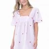 Maaji Powder Pink Dianthus Ava Sleep Short Dress Pajamas