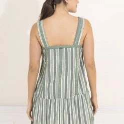 Pajamas Maaji Spearmint Stripe Spice Sleep Short Dress