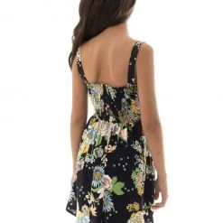 Maaji Black Bouquet Bouquet Girls Short Dress