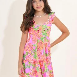 Maaji Cotton Rose Shoo Girls Short Dress