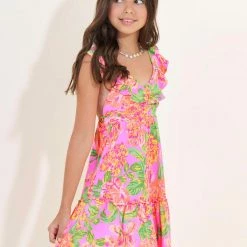 Maaji Cotton Rose Shoo Girls Short Dress