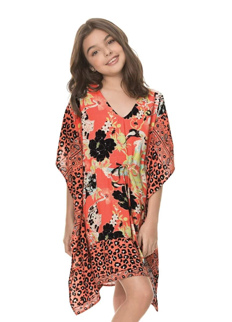 Maaji Aloha Sunset Pixie Girls Kaftan
