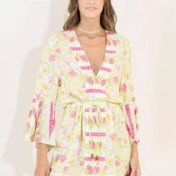 Maaji Lemonade Joy Kaftan