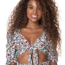 Maaji Peaceful Place Colombine Beachwear Crop Top