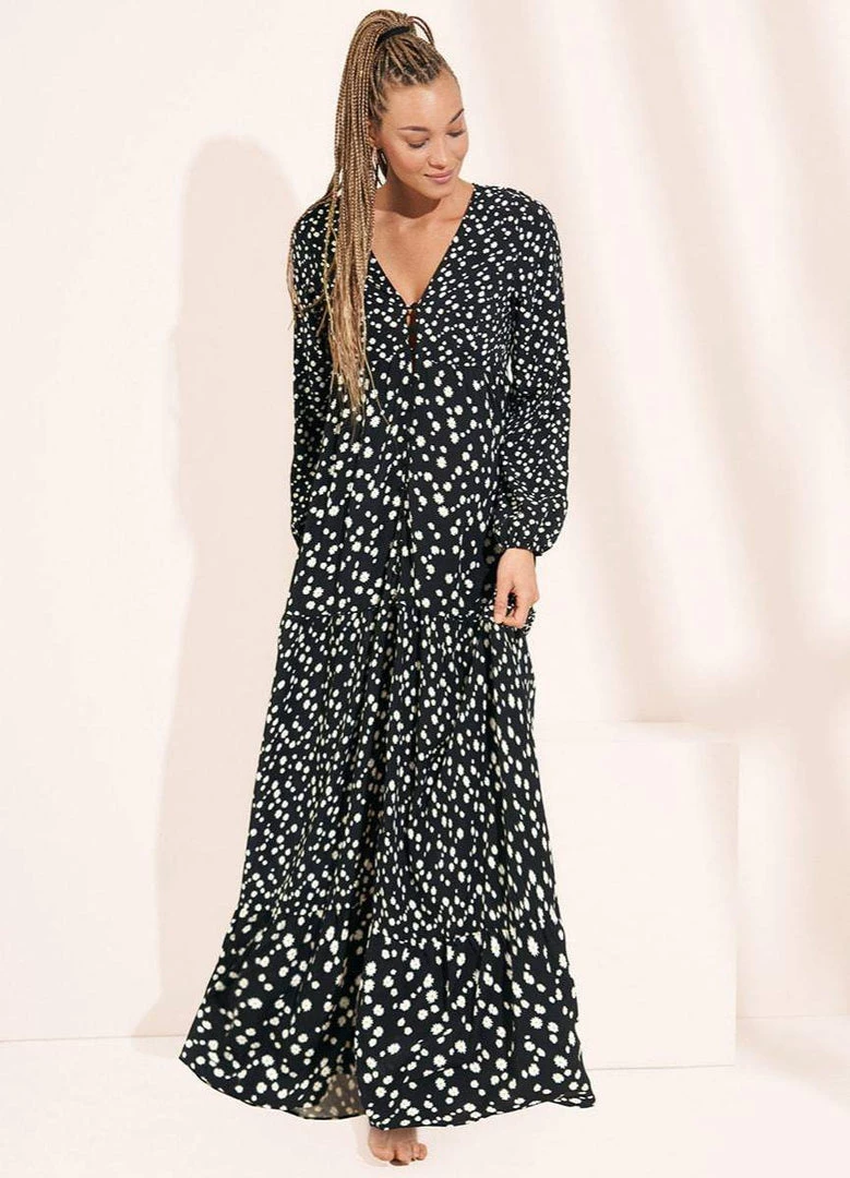 Family Maaji Ditsy Daisy Luna Long Dress