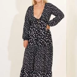 Family Maaji Ditsy Daisy Luna Long Dress