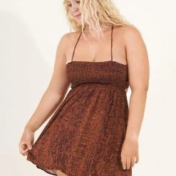 Maaji Sienna Skin Violet Short Dress Beach