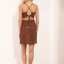 Maaji Sienna Skin Violet Short Dress Beach