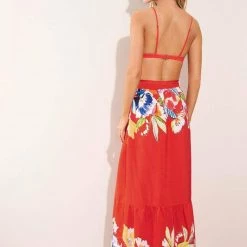 Beach Maaji Iris Borders Autumn Long Skirt