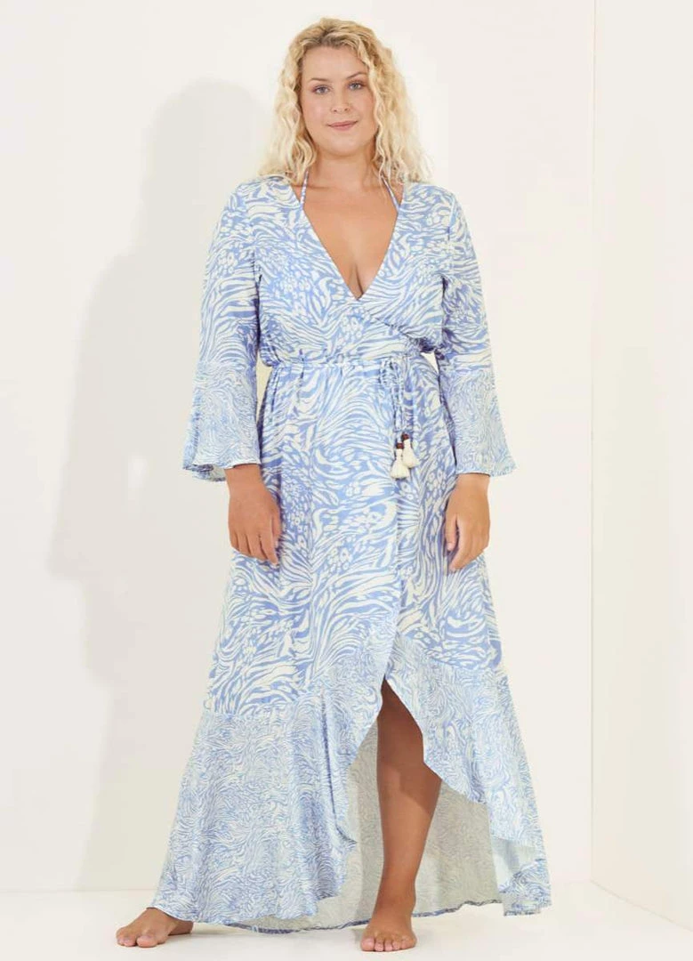 Beach Maaji Iris Wild Lotus Kimono