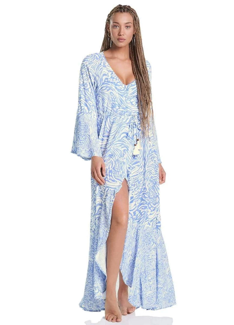 Beach Maaji Iris Wild Lotus Kimono