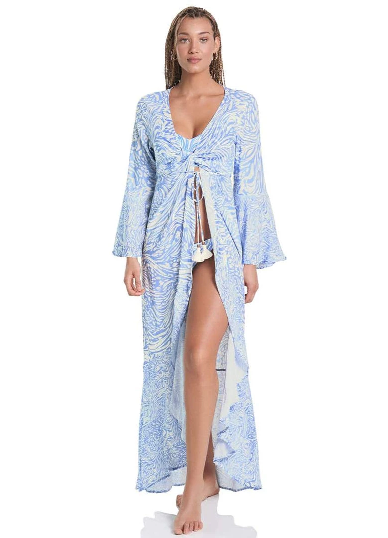 Beach Maaji Iris Wild Lotus Kimono