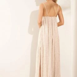 Beach Maaji Wild Animal Khaki Long Dress