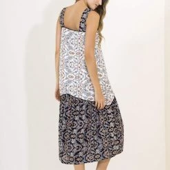 Beach Maaji White Blooms Chloe Midi Dress