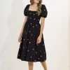 Maaji Black Josie Midi Dress