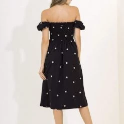 Maaji Black Josie Midi Dress