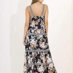 Beach Maaji Black Rose Grace Long Dress