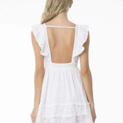 Maaji White Piper Short Dress Beach