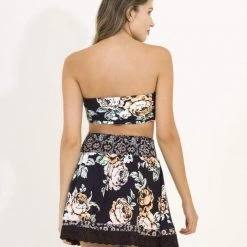Maaji Black Rose Margaret Short Skirt
