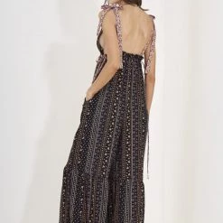 Maaji Black Bagh Florence Beachwear Jumpsuit