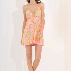 Maaji Cotton Rose Gabrielle Short Dress Beach