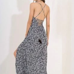 Beach Maaji Black Pansy Holly Long Dress