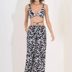 Beach Maaji Spot Butterfly Janice Wide Leg Pants