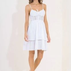 Maaji White Quartz Kamala Short Dress Beach