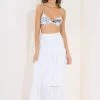 Maaji White Quartz Delilah Long Skirt Beach