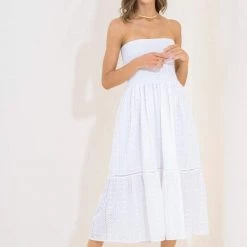 Maaji White Quartz Delilah Long Skirt Beach