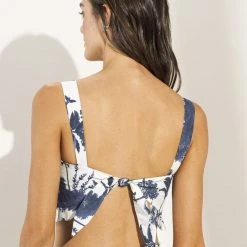 Maaji Moonlight Jungle Amira Beachwear Crop Top New