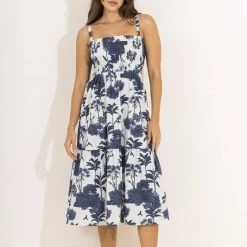 Maaji Moonlight Jungle Makayla Midi Dress