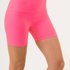 Maaji Fandango Pink Blaze High Rise Biker Short Active