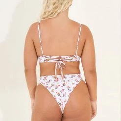 Maaji Fressia Parade Long Line Triangle Bikini Top