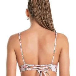 Maaji Fressia Parade Long Line Triangle Bikini Top