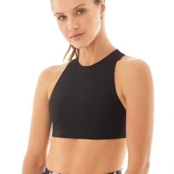 Maaji Onyx Sympathy Reversible Crop Top Active