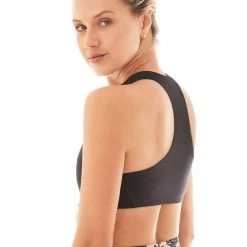 Maaji Onyx Sympathy Reversible Crop Top Active