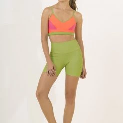 Active Maaji Popsicle Orange Endearing Low Impact Sports Bra